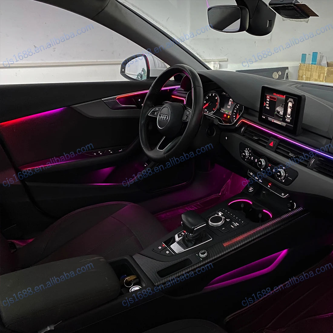 For Audi A4 S4 B9 2017-2024 Color Ambient Atmosphere Lighting