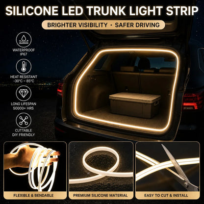 For Trunk Lighting Flexible Rear Trunk Ambient Strip Tailgate