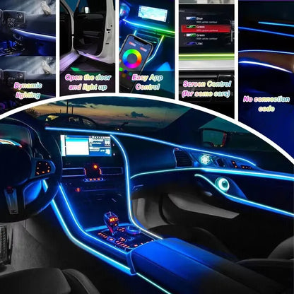 For C Class Glc Class W205 Ambient Lighting Upgrade Interior X253
