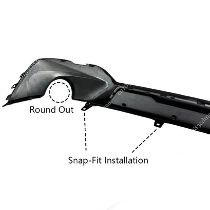 For BMW 3 Series G20 G21 M Performance Rear Bumper Diffuser