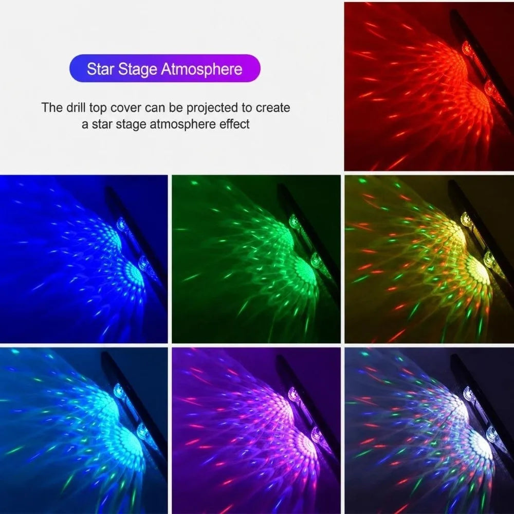 Durable sound-activated Interior Ambient Rechargeable USB