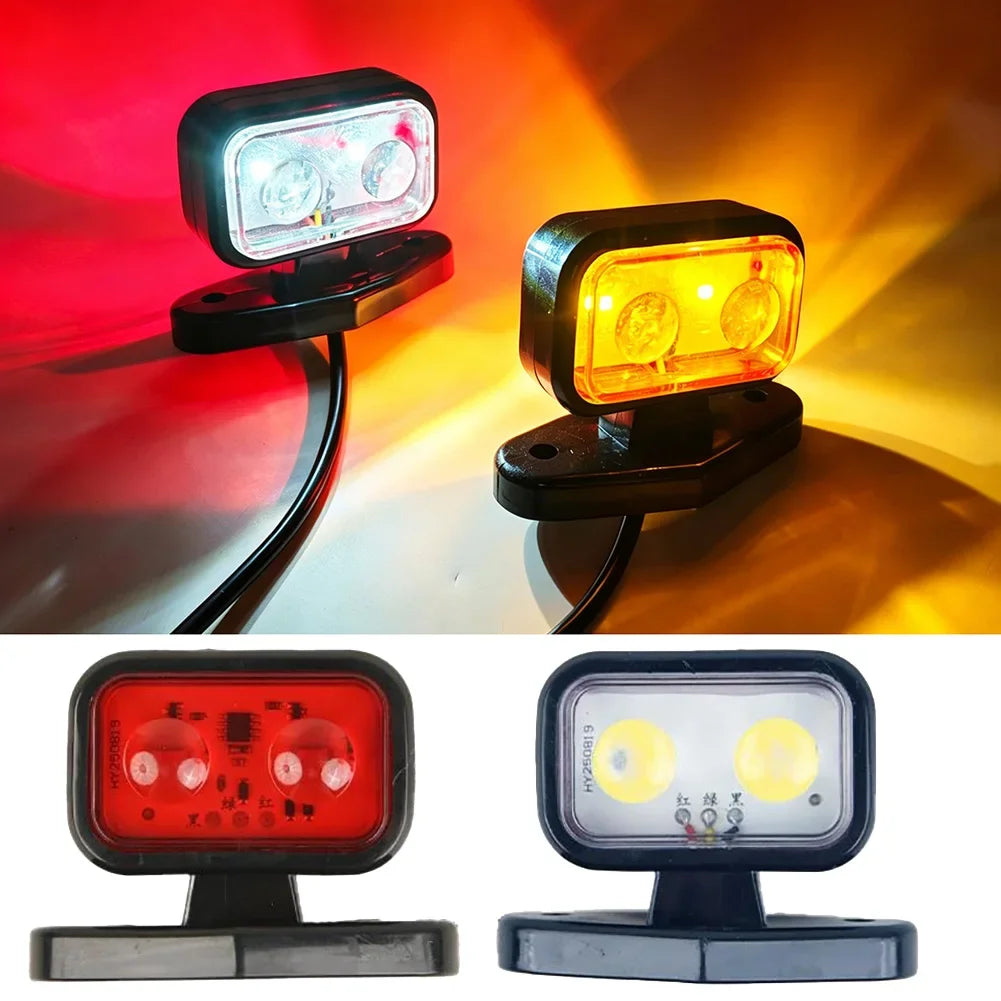 Truck Side Width Dual Color 12 24V Van Warning