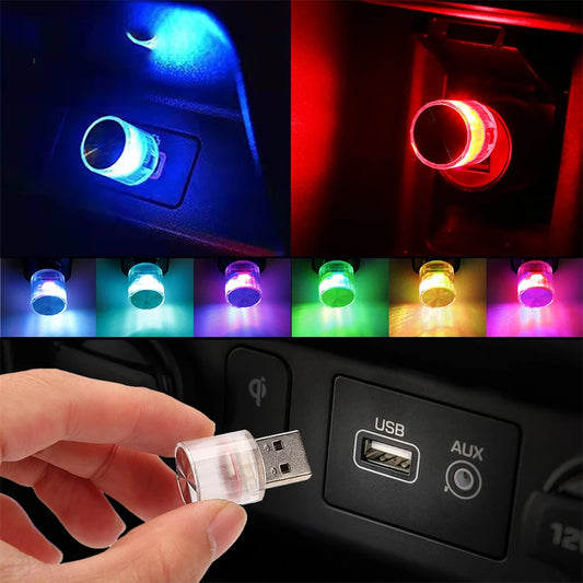 MINI USB Ambient Colorful Flash Portable Atmosphere Party
