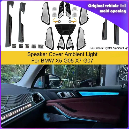 For BMW X5 X7 X6 G05 Speaker Cover Ambient G06 G07 Four Doors