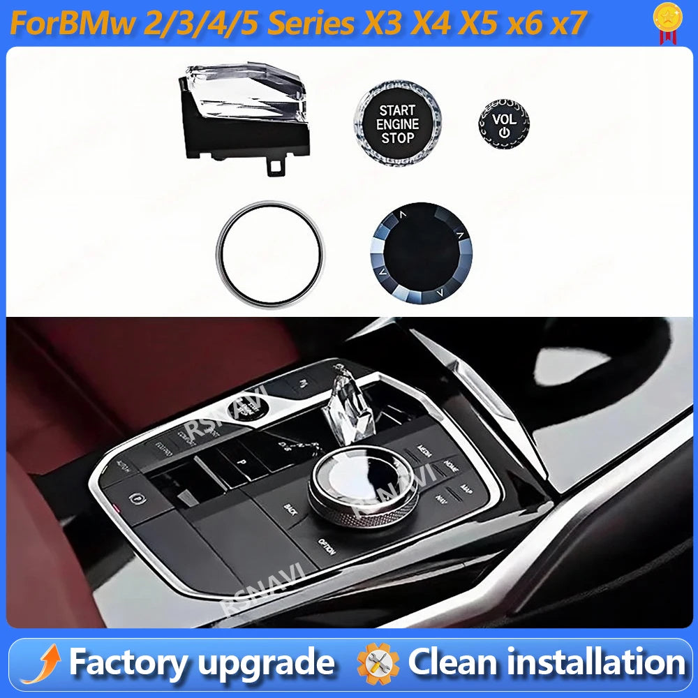 For BMW 2 3 4 Series Rhd Crystal Gear Paddle Shifter Lever Knob