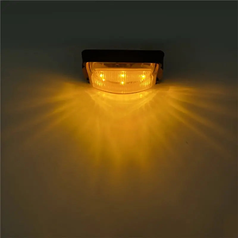 6PCS Amber Side Marker Set 10v-30v Cars Suvs Van