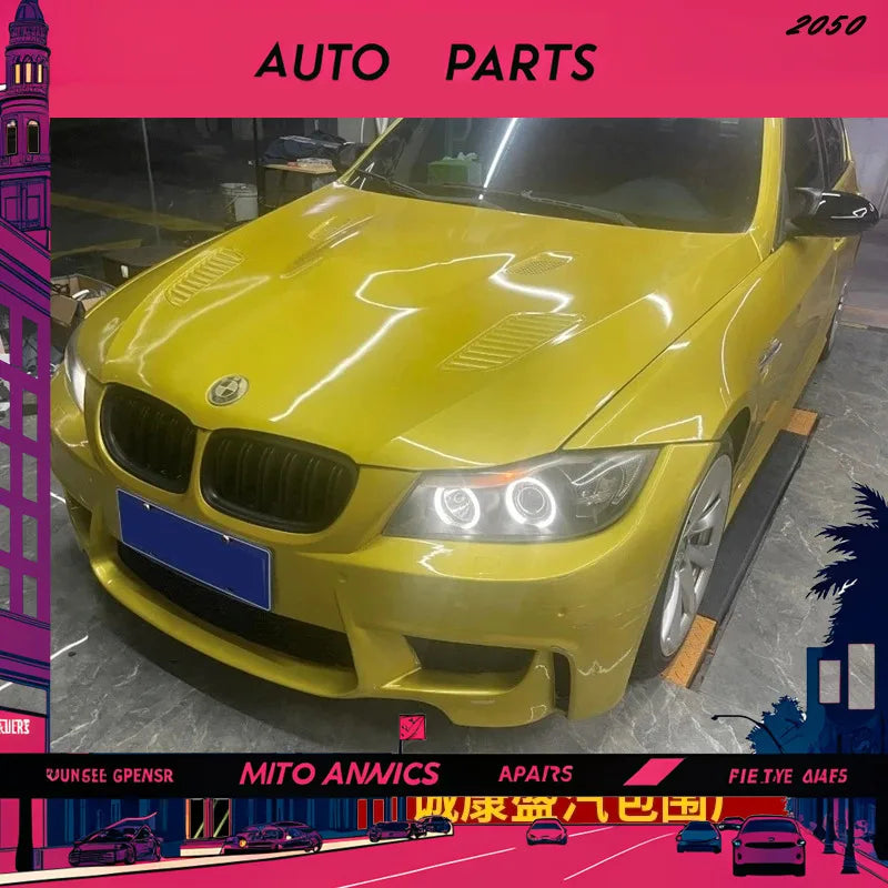 For BMW 3 Series E90 Modified Suit M4 Full Body Kit Front Rear