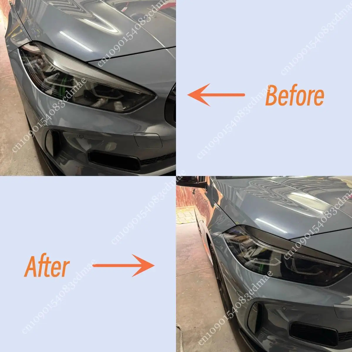 For BMW 1 Series F40 2019-2024 2PCS Front Headlight Evil