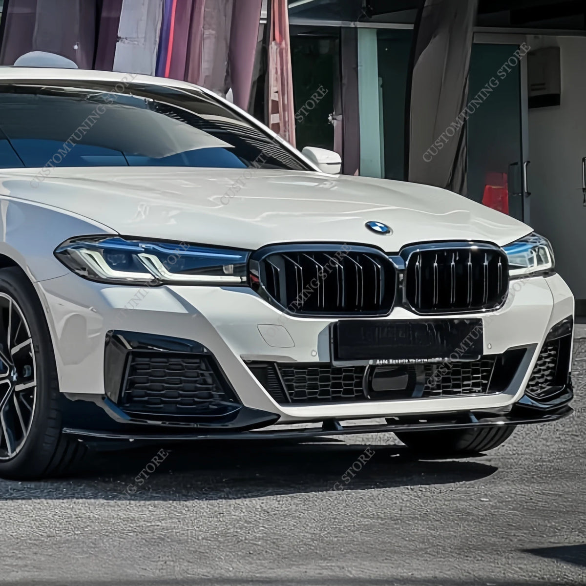 For BMW G30 G31 Lci M Sport Mp Front Bumper Lip Spoiler Splitter