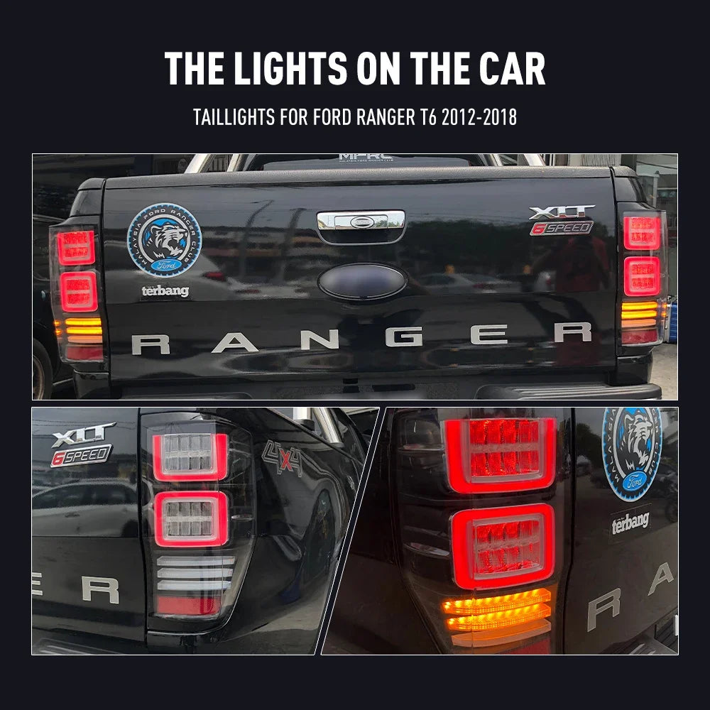 For Ford Ranger T6 2012-2018 Drl Pair Tail Reverse Brake Turning