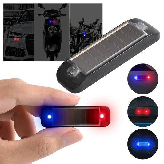 MINI Solar Power Warning Night Security Simulated Alarm Wireless