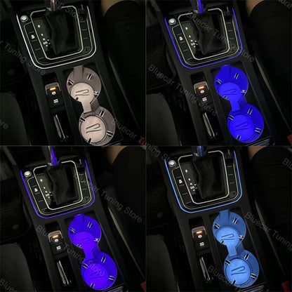 For VW Passat B8 2019-2025 LED Reading Saddle Cup Holder