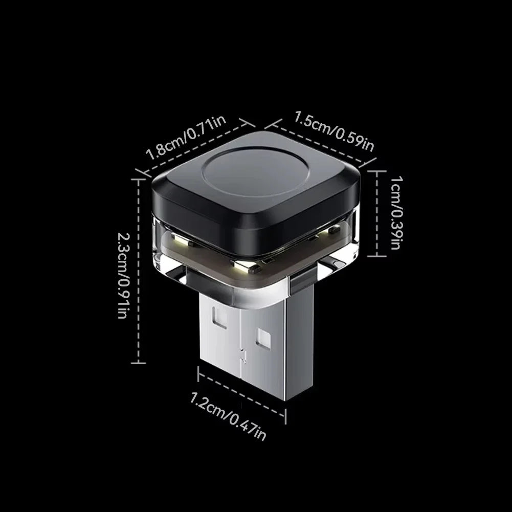 MINI USB Portable Plug Play Ambient Mood Interior Atmosphere