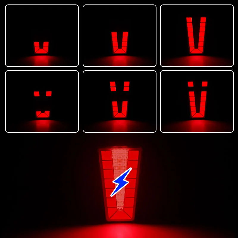 Rear Brake 3RD Third Flash Warning Signal 12V Triangle