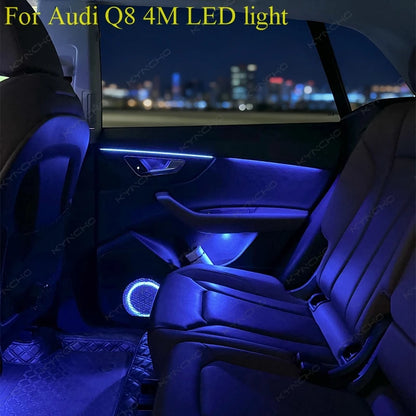 For Audi Q8 Ambient Lighting Models Colors Suitable From 2018