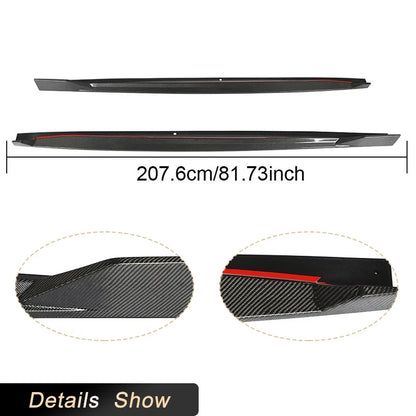 For BMW X5 G05 M-Sport 4-Door Side Skirts Extensions Carbon
