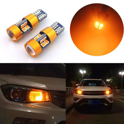 T10 168 194 2825 W5W 19SMD Bulb Amber Position