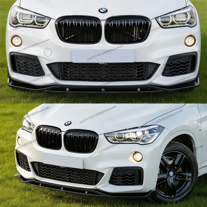 For BMW X1 F48 M Sport 2015-2018 pre-lci 4PCS Gloss Black ABS