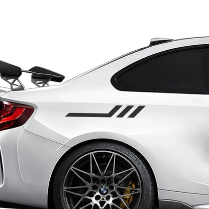 2PCS Body Stickers Side Wing Vinyl Decals Decor Modification