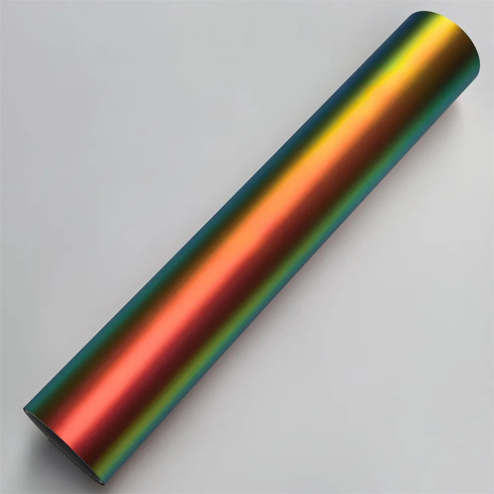 Rainbow Holographic Chrome Pet Vinyl Wrap Film self-adhesive