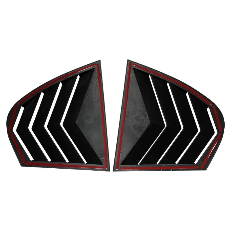 For BMW Rear Window Louvers Series E60 2004-2010 Triangle Shade