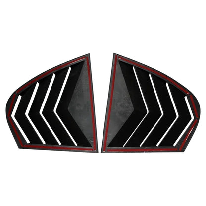 For BMW Rear Window Louvers Series E60 2004-2010 Triangle Shade