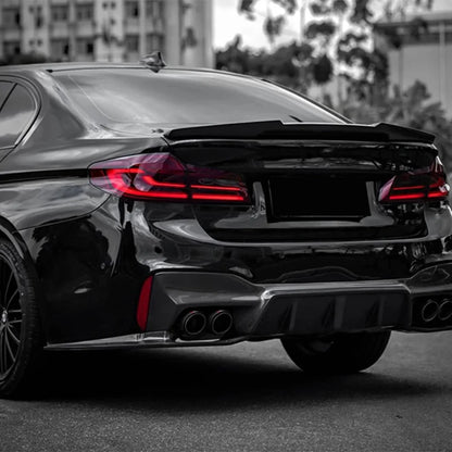 For BMW 5 Series G30 G31 Rear Bumper Lip Spoiler Diffuser