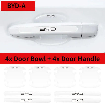 For BYD Seal Atto 3 Sealion 4PCS 8PCS Door Handle Protector Anti