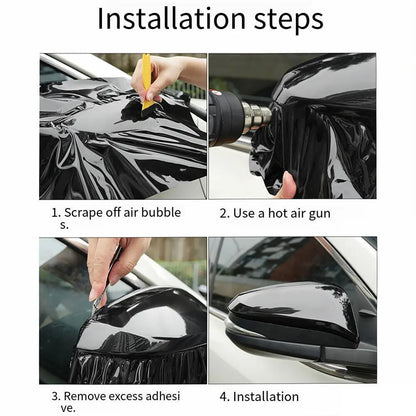 2D Carbon Fiber Wrap Film Vinyl Pvc Body Decals