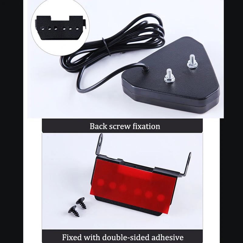 Flash F1 Triangle Pilot Stop Safety Sporty Rear Third