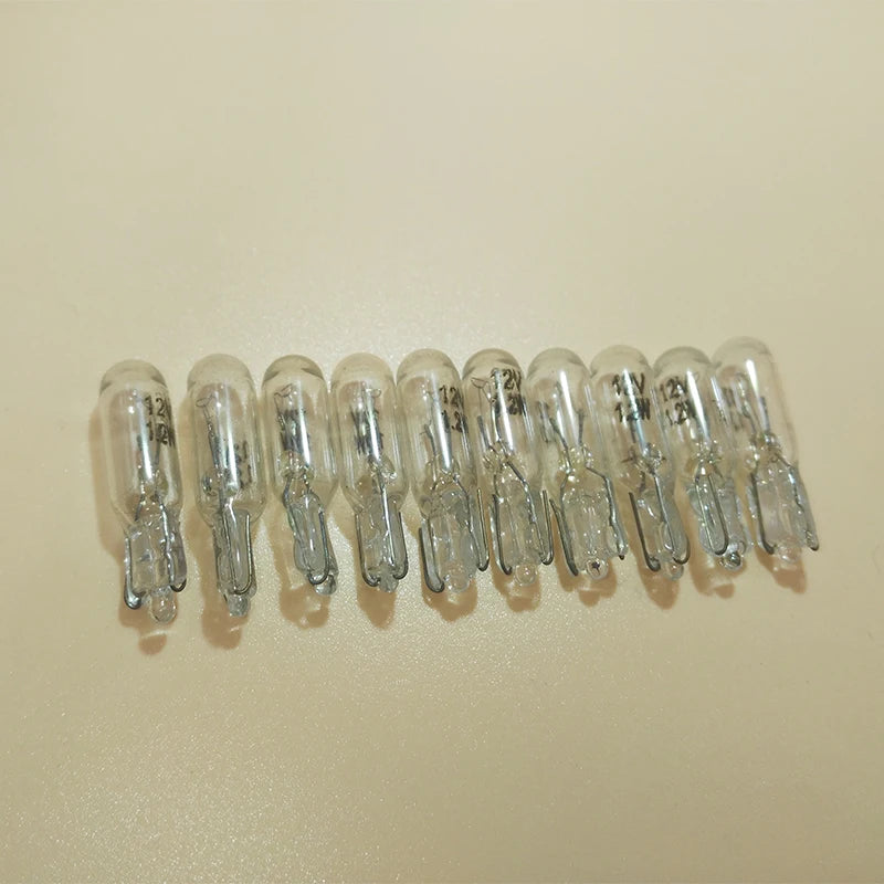 10X 2721 Warm White Blue Bulb Lightbulb 12V 1.2w