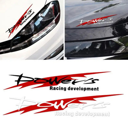 Racing Development Sticker Stylish Power S Sports Reflective