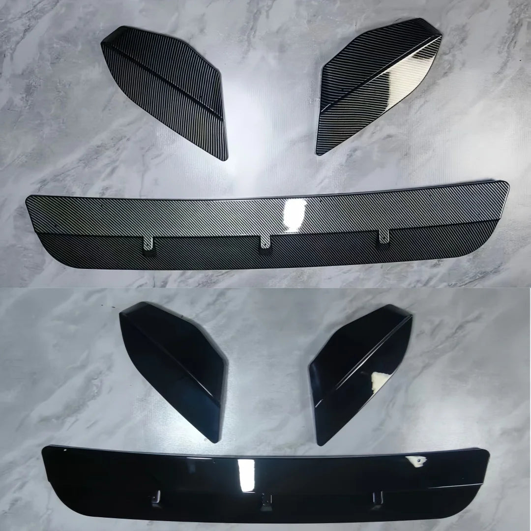For BMW X3M X4M F97 F98 Gloss Black Carbon Fiber Look Front