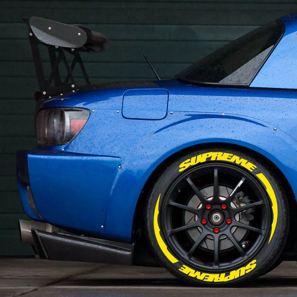 For 14"-22" Wheels 8 Kits Permanent Tire Lettering Sticker