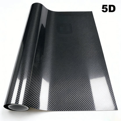 Carbon Fiber Body Vinyl Wrap Matte Glossy Black Sticker