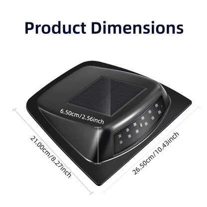 Solar Powered Roof Cover Wireless anti-rear End Collision Warning
