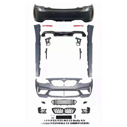 For BMW 2 Series F22 F23 M2CS Body Kit Bumper Side Skirt Exhaust