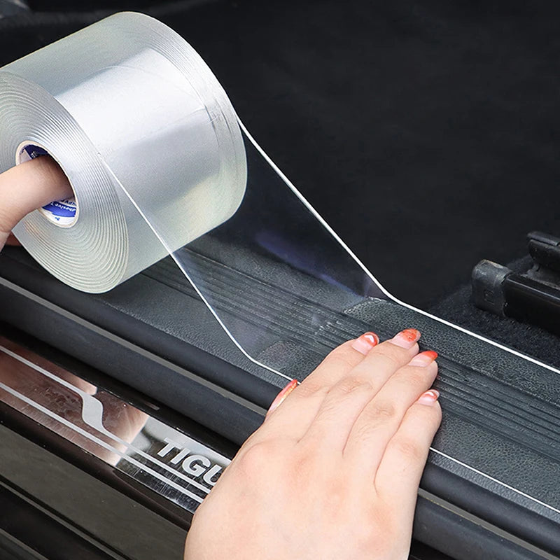 Transparent Door Protector Sticker Anti Scratch Tape Trunk Sill