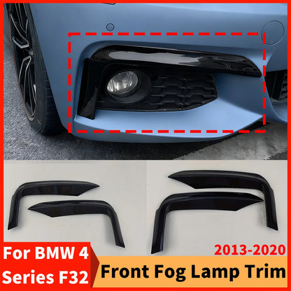 For BMW 4 Series F32 F33 Tuning Wide Body Kit Front Fog Eyebrow