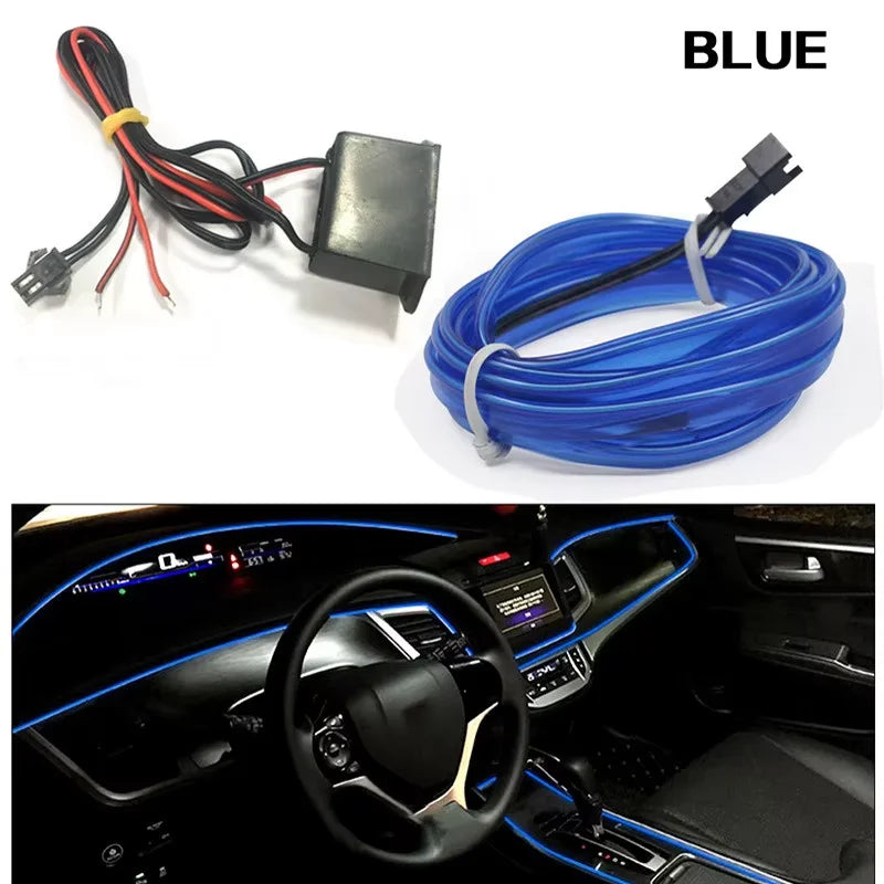 Ambien 5M Interior Cold Strips Waterproof Dashboard Console 12V