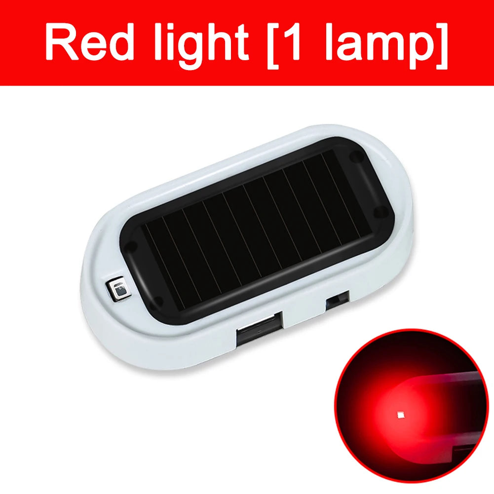 Wireless Warning anti-theft Caution Solar Powered Super Bright