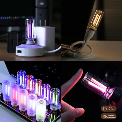 Night Glass ABS Ambient Lighting USB Power Cars Bedrooms