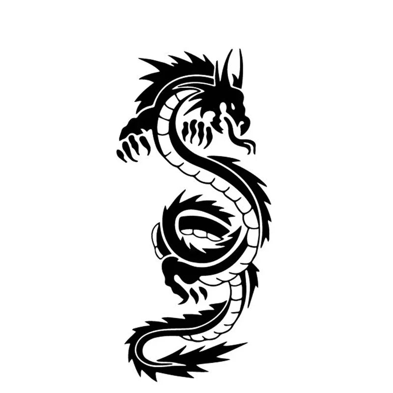 Sticker Mythical Animals Dragon Decor Creative Trunk Waterproof