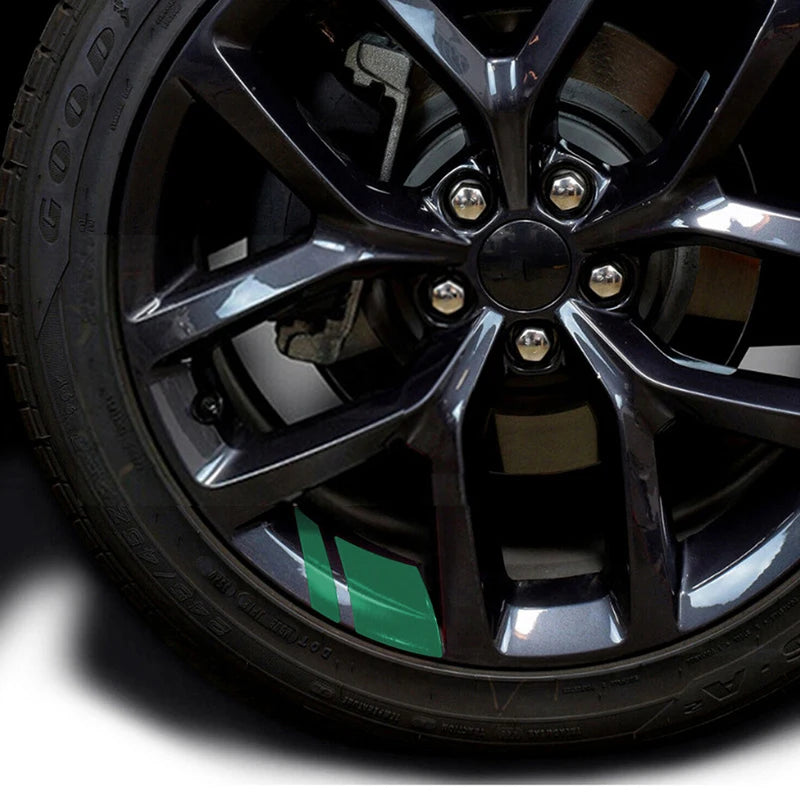 For Size 18" - 21" Decorative Reflective Wheel Rim Vinyl