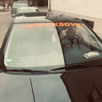 Nofcksgvn Front Window Sticker Windscreen Motorsport Bumper