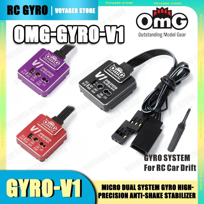 For Rc Drift Omg V1 Gyro Rc Micro Dual System high-precision