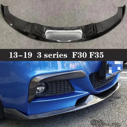 For BMW 3 Series F30 F35 Carbon Fiber Front Lip Bumper Diffuser