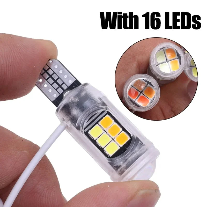 T15 Motorcycle high-brightness Width T10 two-color Turn Signal