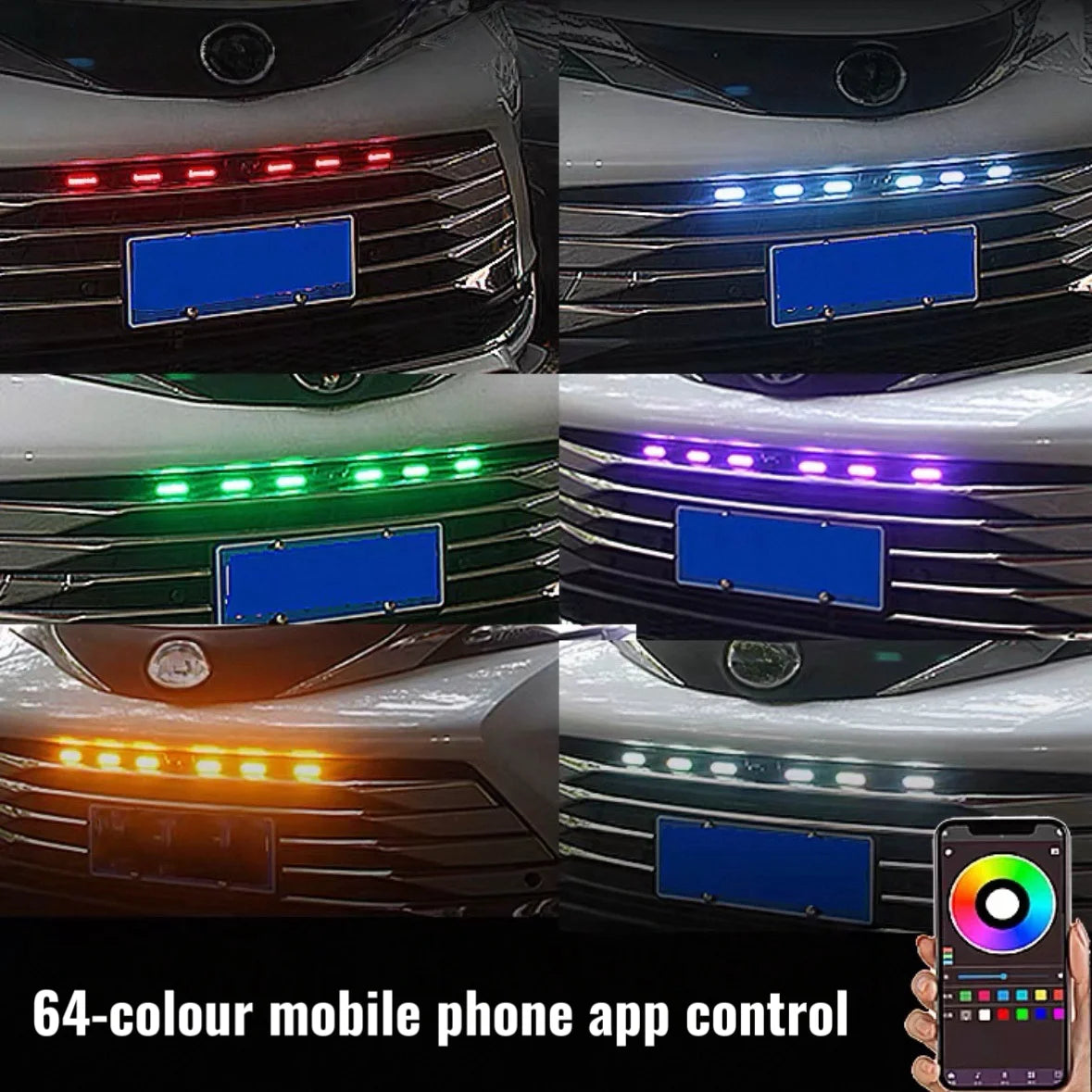 For Chevrolet Silverado 1500 18 LED Front Grille Daytime Running