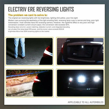 Super Bright Auxiliary Power White Reverse Parking Stop Rear